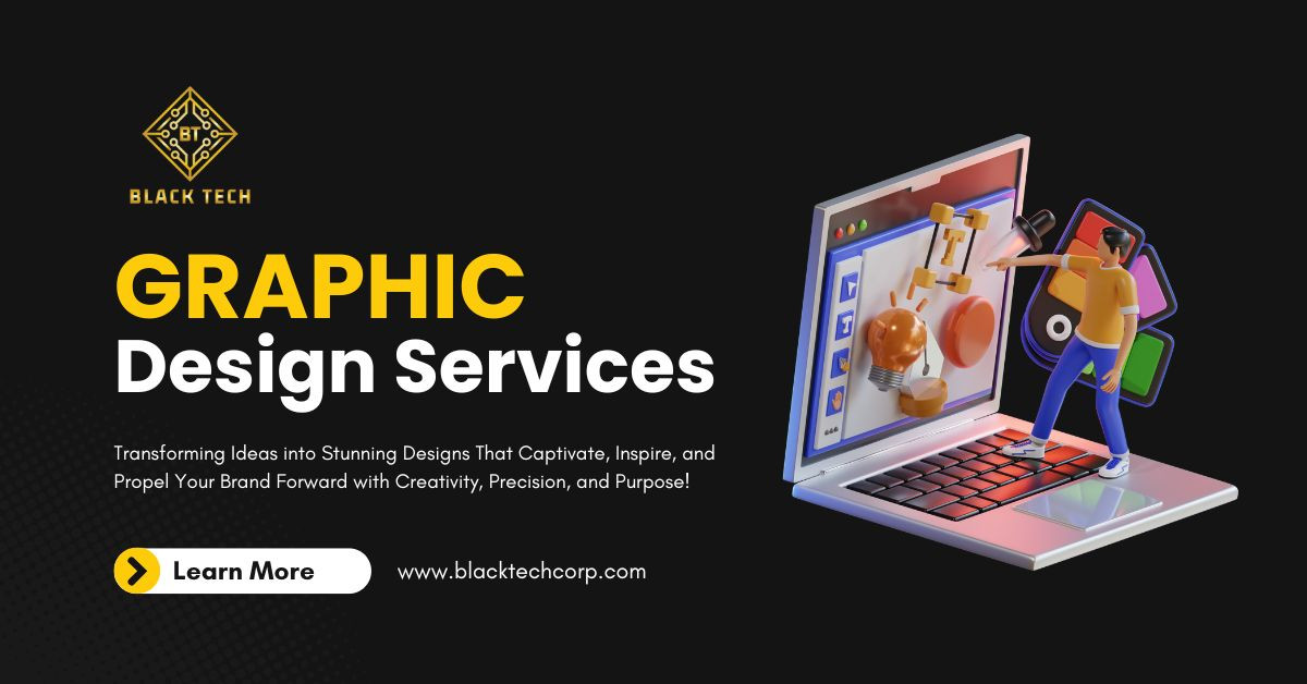 Elevate Your Brand with BlackTech’s Professional Graphic Design Services 🎨🚀